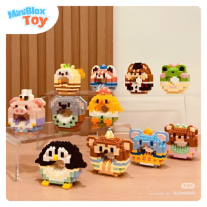 Bộ Lego Mini Bánh Rán MiniBlox Toy – Đồ Chơi Lắp Ráp Siêu Dễ Thương Cho Bé Học Sinh Tiểu Học