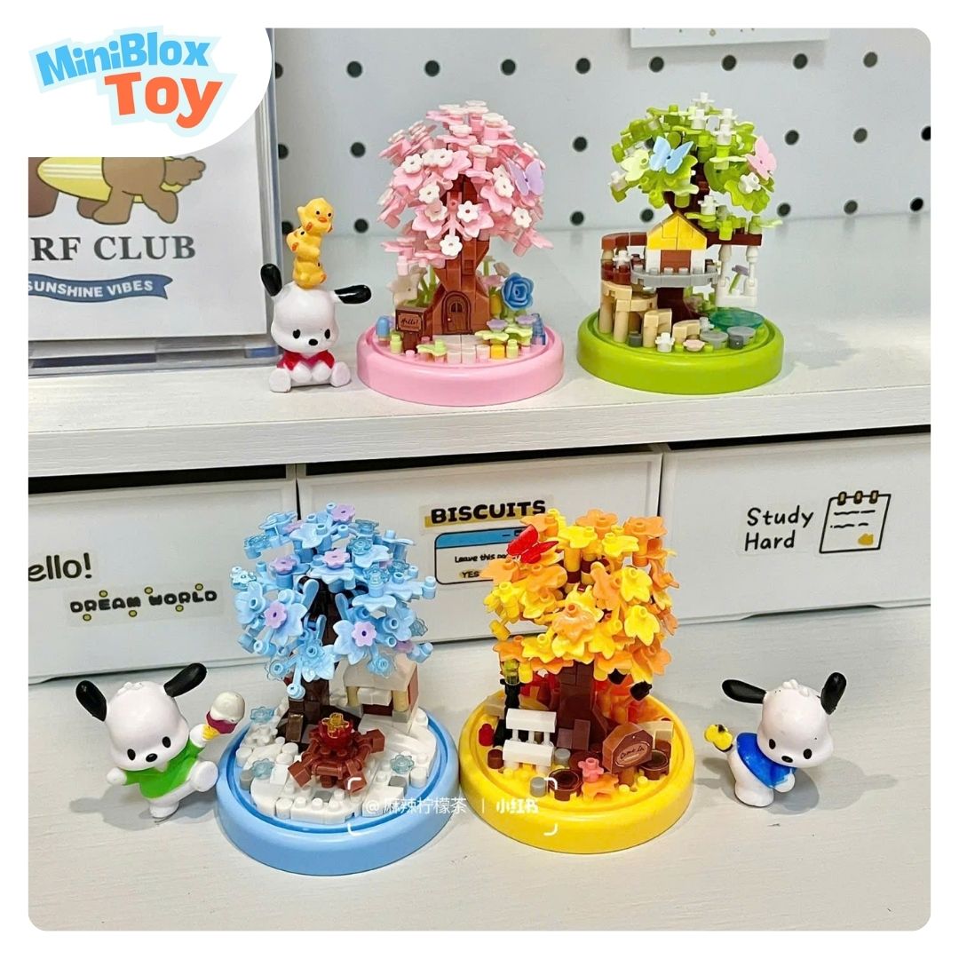 Mô hình lắp ráp nhựa - Set Lồng Chụp Cây MiniBlox Toy